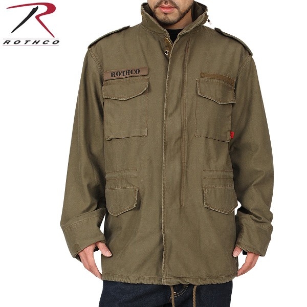 ★カートで割引対象品★ROTHCO ロスコ VINTAGE M-65ジャケット RUSSET BROWN【8616】【T】