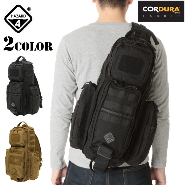 ★カートで割引対象品★HAZARD4 ハザード4 ROCKET EVAC SERIES TACTICAL SLING-PACK2色【BLACK/COYOTE】【T】