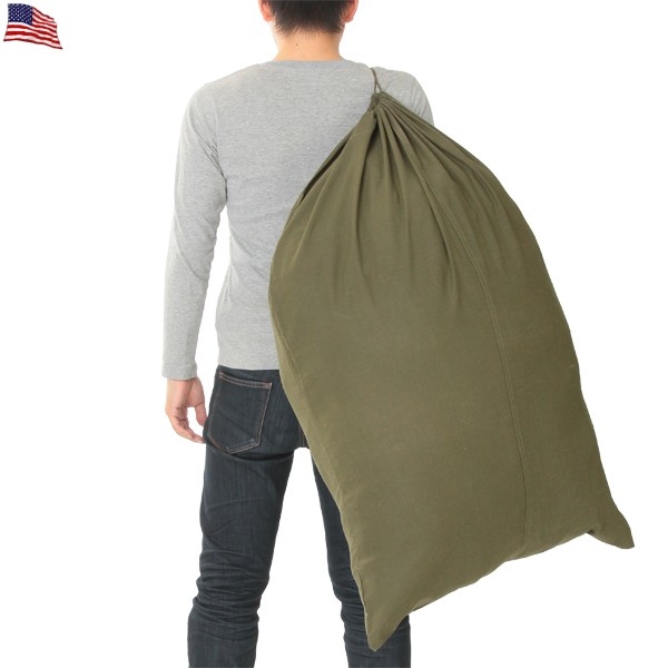実物 新品 米軍 ケミカルトラウザー リメイク ランドリーバッグ バラックバッグ 米軍放出品【キャンペーン対象外】【T】ミリタリー