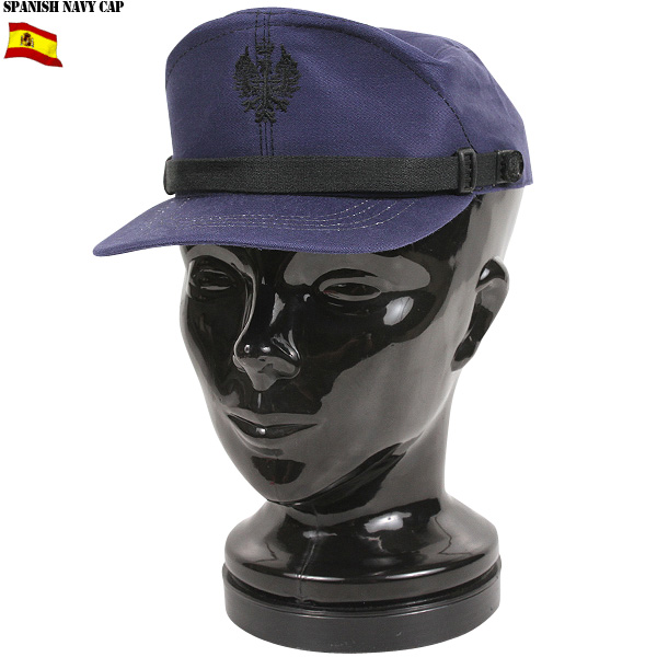 実物 新品 スペイン軍 NAVY キャップ【キャンペーン対象外】【T】ミリタリー