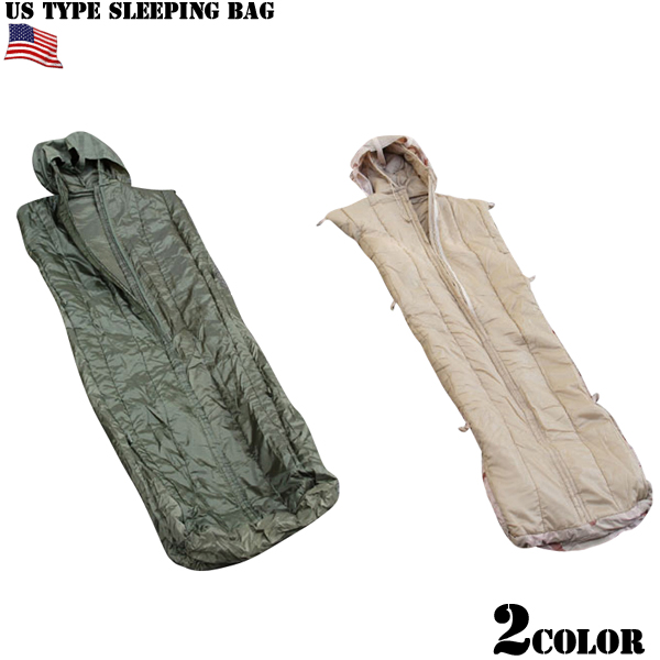 ★カートで割引対象品★新品 米軍タイプ シュラフ（寝袋） 2色【T】