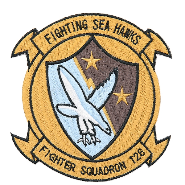 ★カートで割引対象品★【ネコポス便対応】新品 FIGHTER SQUADRON 126 パッチ （ミリタリーワッペン）【T】