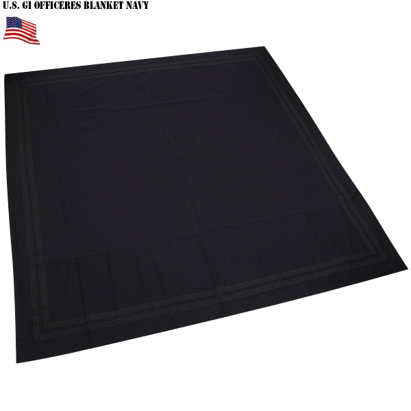 ☆今だけ15%OFF☆実物 新品 米軍U.S.NAVY オフィサーブランケット ネイビー 米軍放出品【キャンペーン対象外】【T】ミリタリー