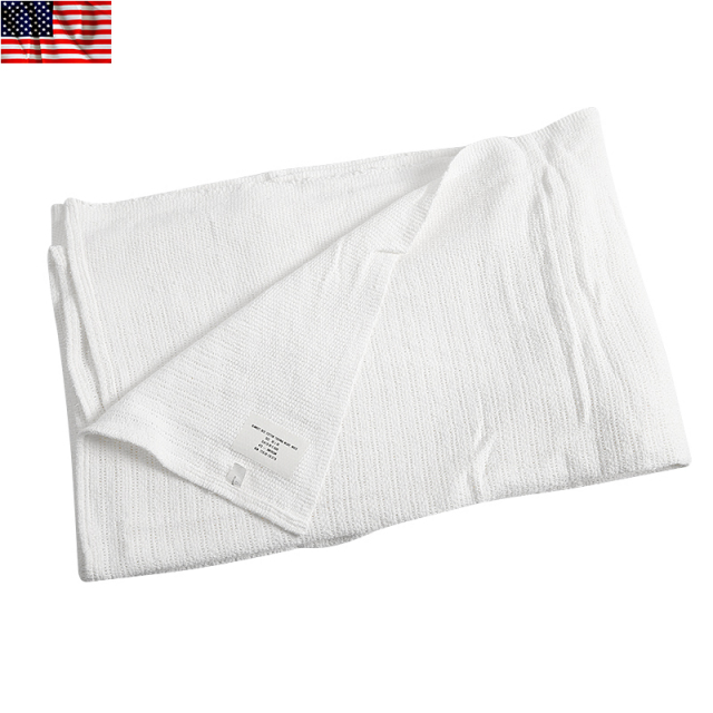 ☆今だけ15%OFF☆実物 新品 米軍コットンサーマル ブランケット ホワイト 米軍放出品【キャンペーン対象外】【T】ミリタリー