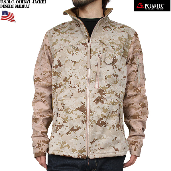 実物 新品 米海兵隊最新型 U.S.M.C. COMBAT JACKET DESERT MARPAT ジャケット 米軍放出品ミリタリーファッション 軍服 迷彩服【キャンペーン対象外】【T】