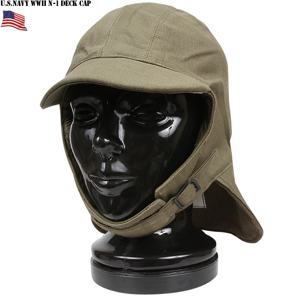 米海軍 U.S.NAVY N-1 デッキキャップ 米軍放出品 ミリタリー