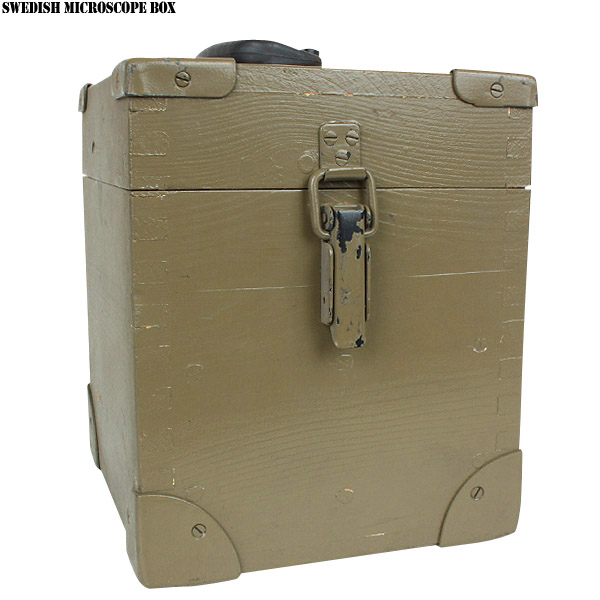 実物 新品 スウェーデン軍 顕微鏡ボックス【キャンペーン対象外】【T】ミリタリー