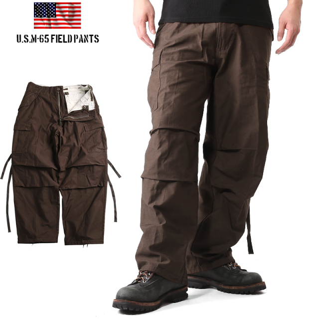 ☆セール☆【キャンペーン対象外】新品 米軍 M-65 フィールドカーゴ パンツ ブラウン【T】