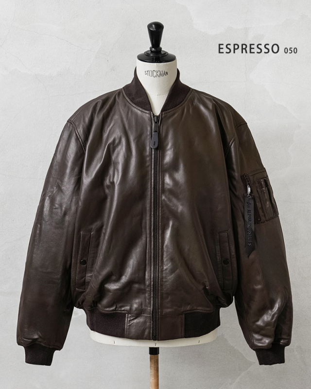 ALPHA アルファ HERITAGE COLLECTION MJL55500C1 LEATHER MA-1 FLIGHT