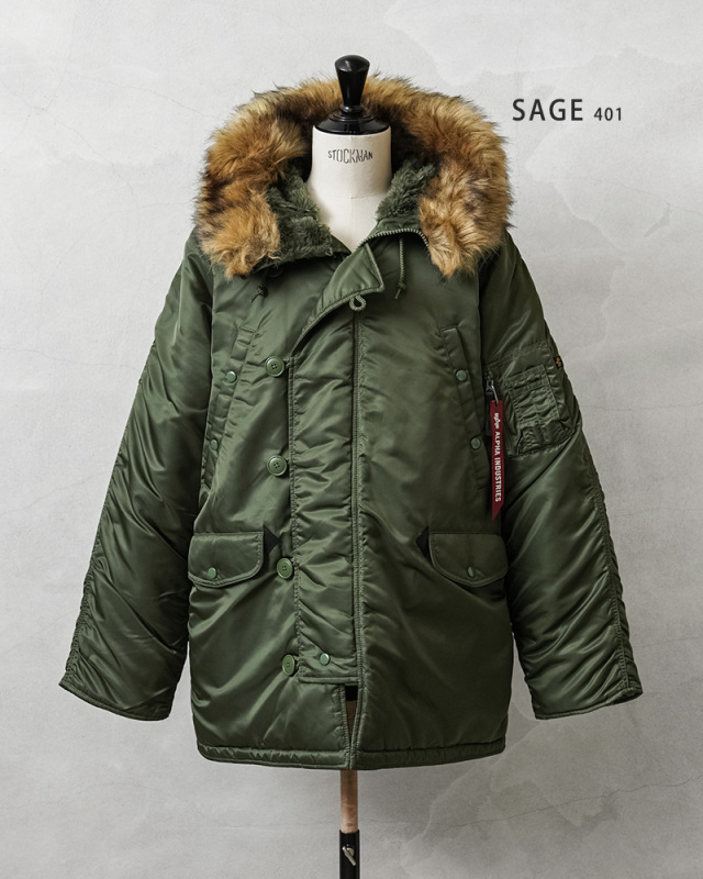 ALPHA アルファ HERITAGE COLLECTION MJN31000C1 N-3B フライト