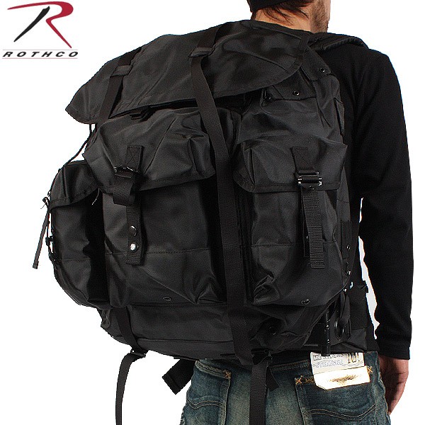 ★カートで割引対象品★ROTHCO ロスコ 米軍リュック G.I アリス　ALICE PACK LARGE ブラック【2240】【T】