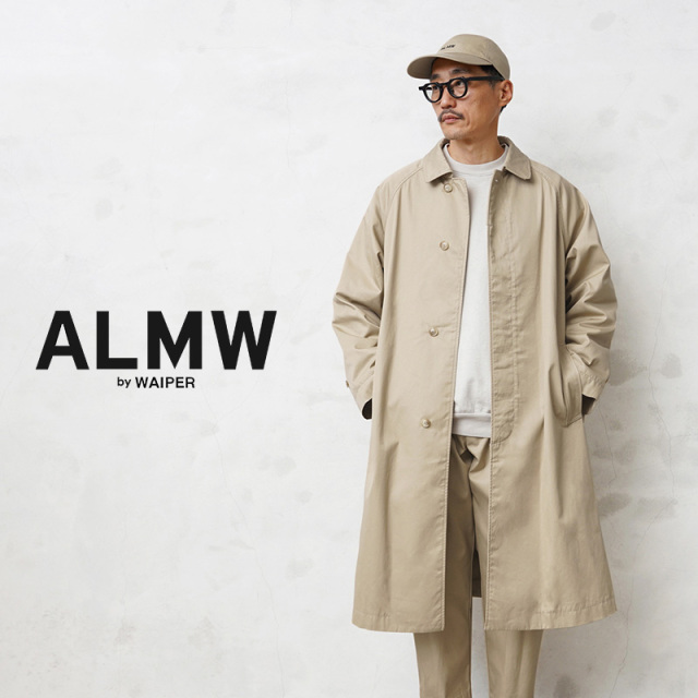 ALMW by WAIPER ALMW-VC VENTILE ベンタイル 一枚袖オーバーコート 日本製【キャンペーン対象外】【T】