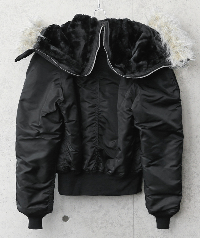 ALPHA アルファ MADE IN USA N-2B フライトジャケット BLACK 