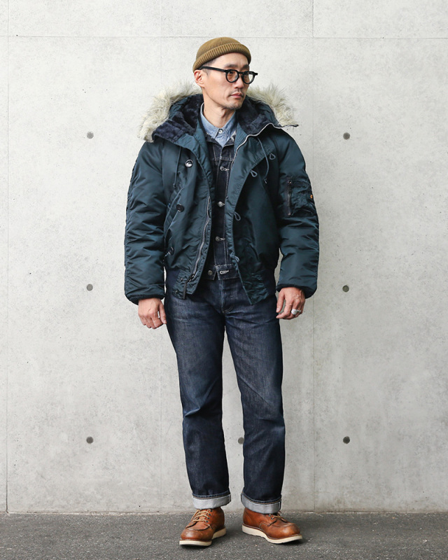 ALPHA アルファ MADE IN USA N-2B フライトジャケット AIR FORCE BLUE 