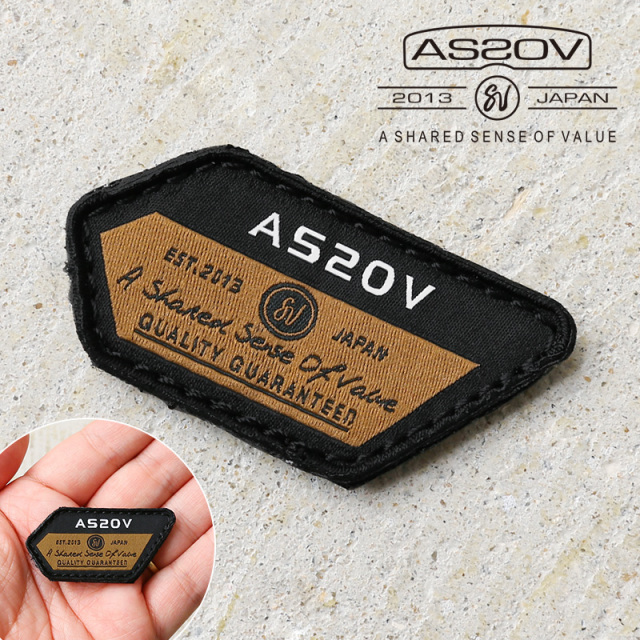 【即日出荷対応】【ネコポス便対応】AS2OV アッソブ 0003 ORIGINAL WAPPEN KHAKI ワッペン【キャンペーン対象外】【T】