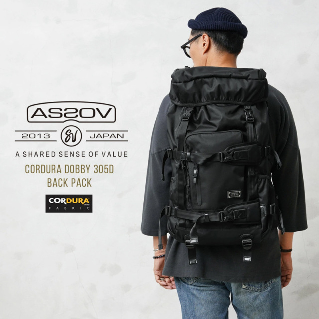 AS2OV アッソブ 061400 CORDURA DOBBY 305D BACK PACK バック