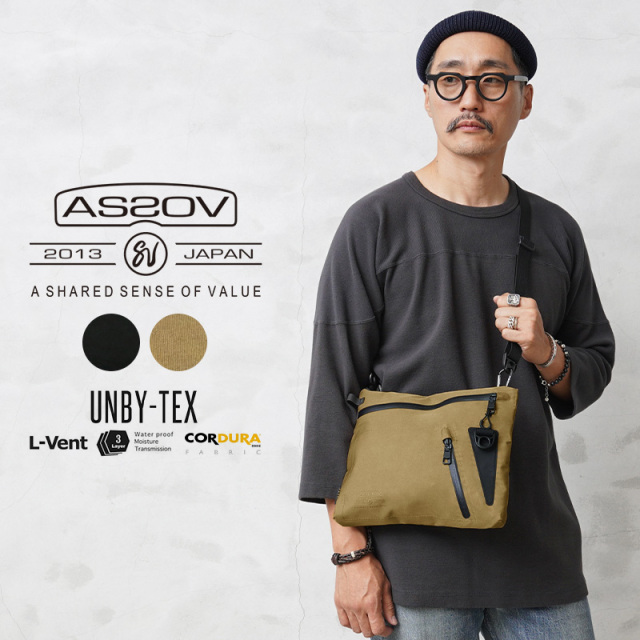 【即日出荷対応】AS2OV アッソブ 141603 WATER PROOF CORDURA 305D SACOCHE サコッシュ / ショルダーバッグ【キャンペーン対象外】【T】