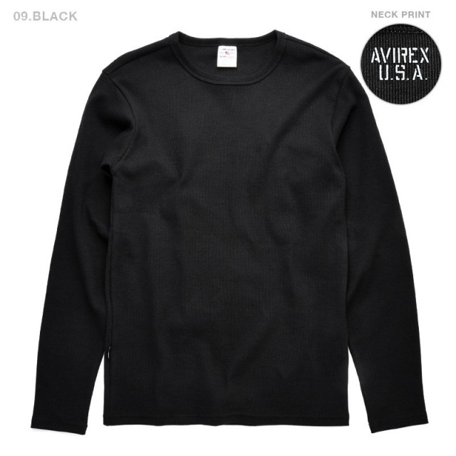 ポイント10倍☆AVIREX アビレックス デイリーウエア 長袖 クルーネックTシャツ 6153481【7835930009】【7834930004】【キャンペーン対象外】【T】