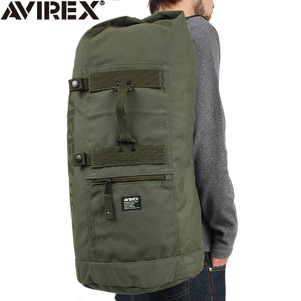 【8月25日前後で発送予定】AVIREX アビレックス EAGLE ミリタリー ダッフルバッグ カーキ アヴィレックス（キャンペーン対象外）【T】