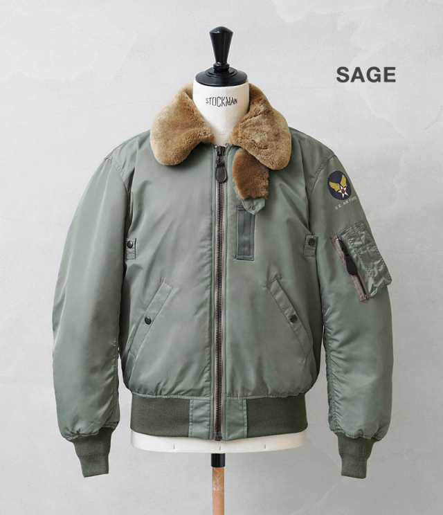 HOUSTON ヒューストン 米軍 B-15B/C/D型 フライトジャケット FABRIC