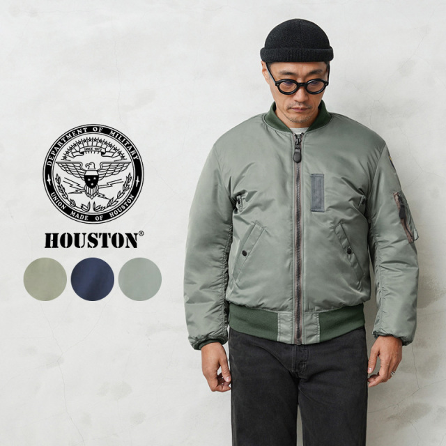 【8月25日前後で発送予定】★カートで割引対象品★HOUSTON ヒューストン 米軍 B-15B/C/D型 MOD フライトジャケット（5004C/5005C/5006C）【R】