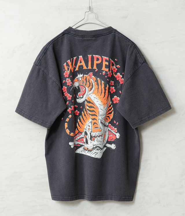 WAIPER×BARTHDAYWORKS 福岡 スーベニアTシャツ 紺 XL WAIPER×BARTHDAYWORKS “FUKUOKA” SOUVENIR T-SHIRT 福岡 スーベニアT
