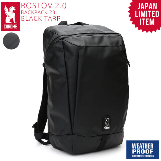 CHROME クローム BG-275 ROSTOV 2.0 ロストフ 2.0 バックパック BLACK TARP【T】【キャンペーン対象外】