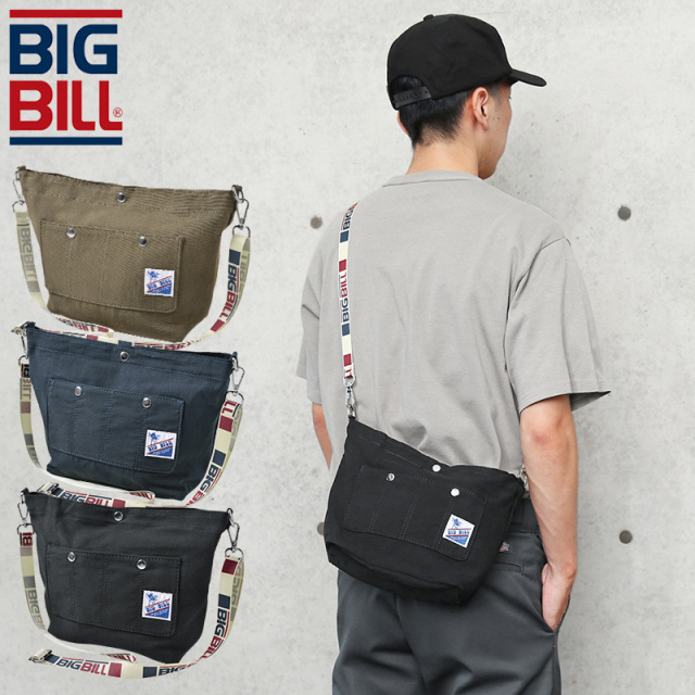 ★カートで割引対象品★【即日出荷対応】【ネコポス便対応】BIG BILL ビッグビル BB-008 JOLIETTE（ジョリエット）ショルダーバッグ / サコッシュ【T】