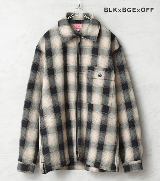 BIG MIKE ビッグマイク 102635700 Heavy Flannel Zip Jacket ヘビー