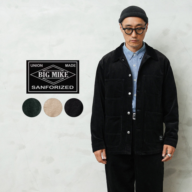 【即日出荷対応】BIG MIKE ビッグマイク 102546700 コーデュロイ ウォッシュド カバーオール【キャンペーン対象外】【T】