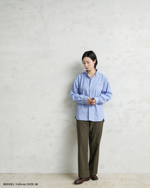 WAIPER×BARNS OUTFITTERS BR-24440W オックスフォード ボタン