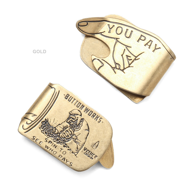 BUTTON WORKS ボタンワークス BW-0012 “YOU PAY”MONEY CLIP