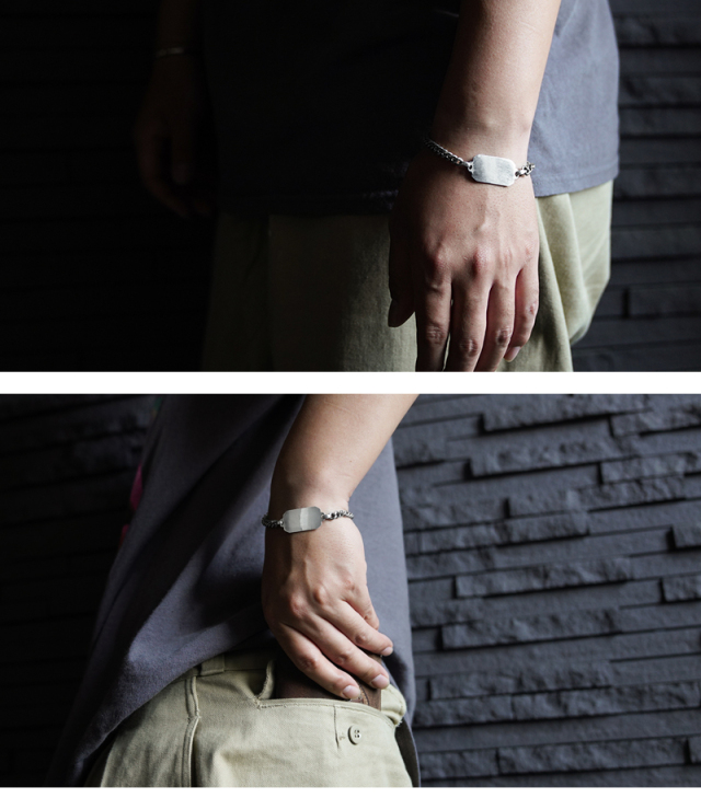BUTTON WORKS ボタンワークス WAIPER別注 IDブレスレット VINTAGE 