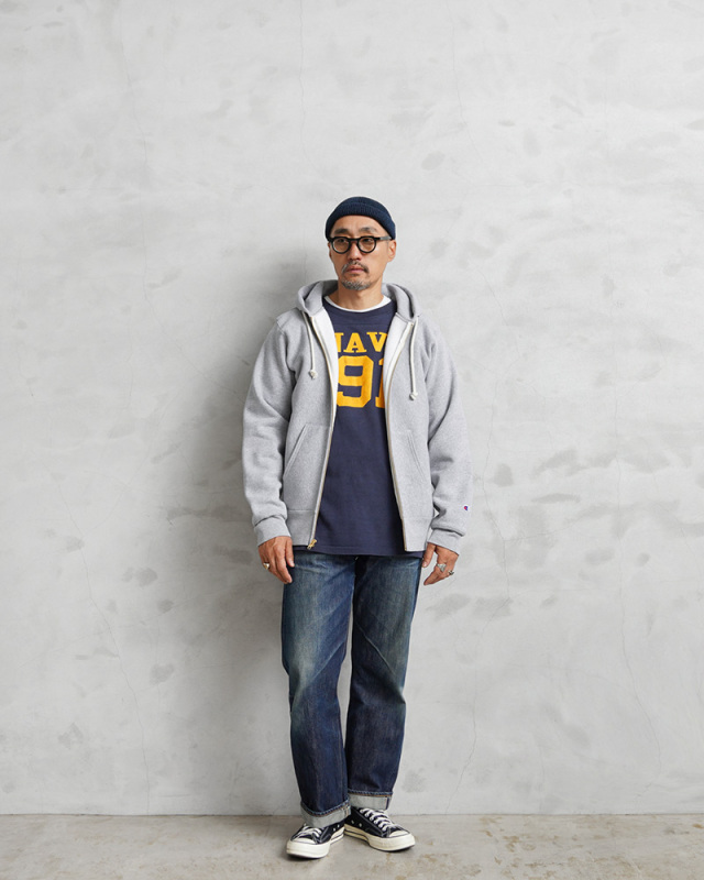Champion チャンピオン C5-A102 リバースウィーブ ジップ フーデッド 