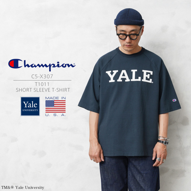 Champion チャンピオン C5-X307 T1011 半袖Tシャツ YALE MADE IN USA