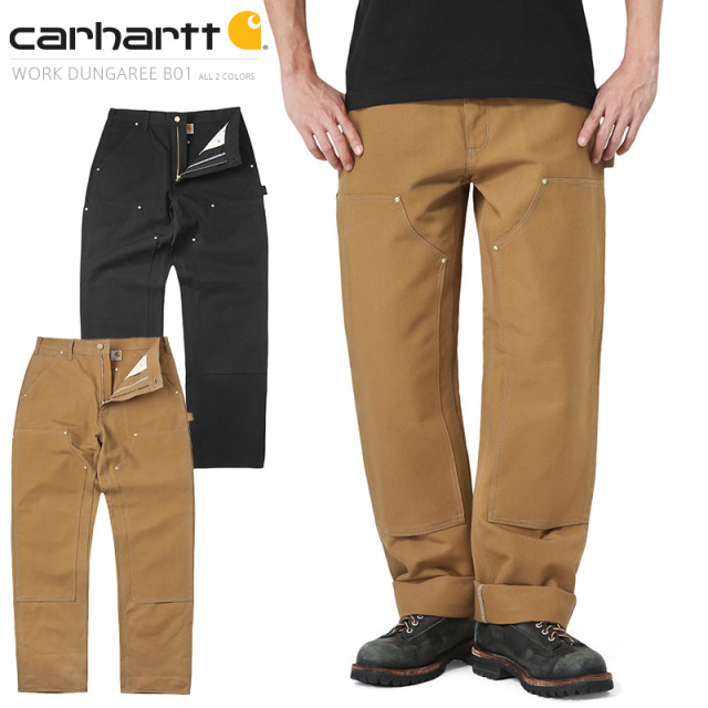Carhartt カーハート B01 DOUBLE FRONT WORK DUNGAREE ダブル フロント ワーク ダンガリー ペインター