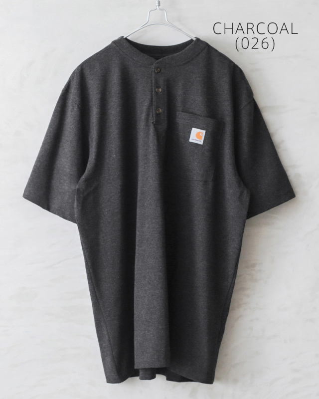 CARHARTT カーハート CRHTT-K84 S/S HEAVY WEIGHT ヘンリーネック