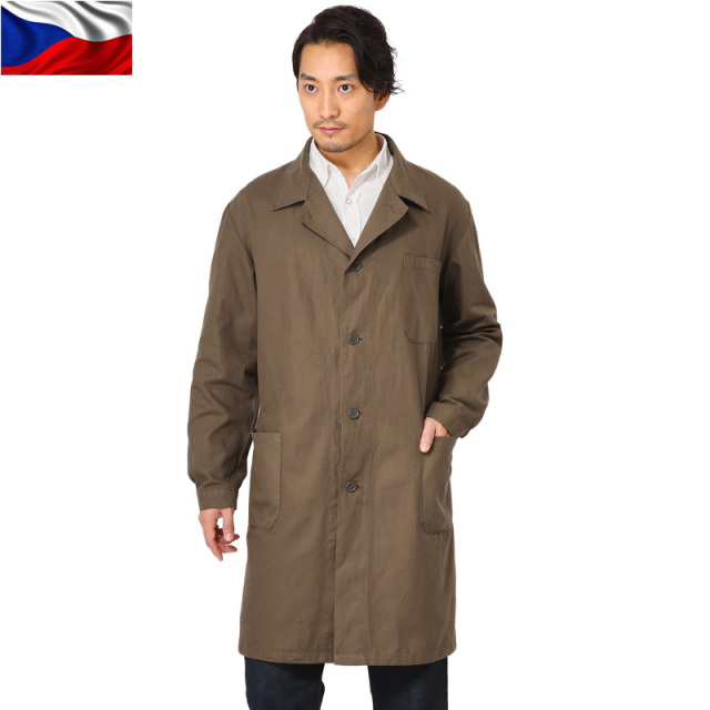 実物 新品 チェコ軍ワークコート ライトブラウンミリタリーファッション 軍服【キャンペーン対象外】【T】