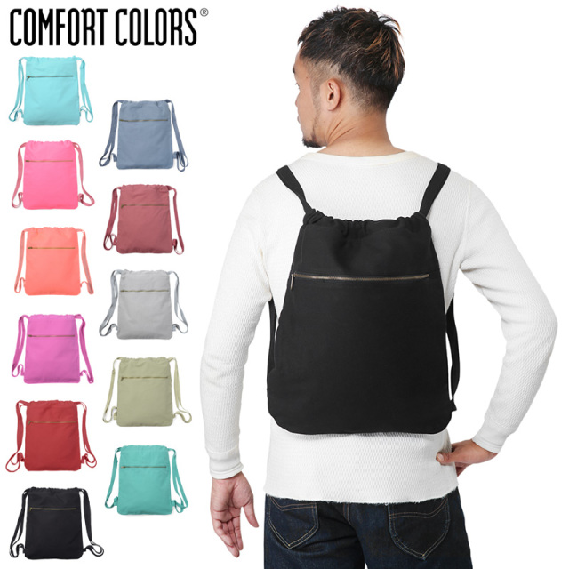 ☆大幅割引中☆【メーカー取次】 COMFORT COLORS コンフォートカラーズ  342 14オンス キャンバス シンチサック ナップサック【T】
