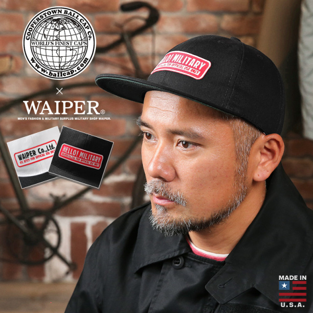 COOPERSTOWN BALL CAP クーパーズタウン ボール キャップ WAIPER別注 