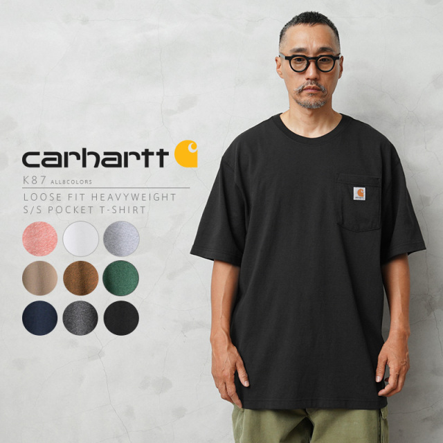 Carhartt カーハート CRHTT87 S/S ポケット付き クルーネック Tシャツ【T】