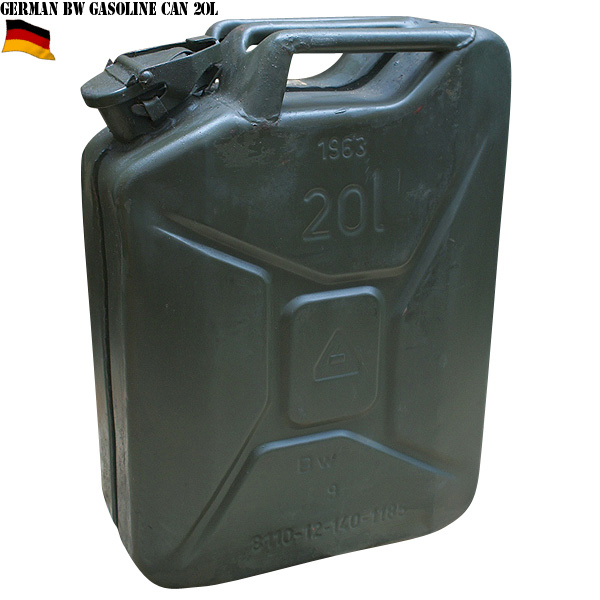 実物 ドイツ軍 BW ガソリン缶 20L【キャンペーン対象外】【T】ミリタリー