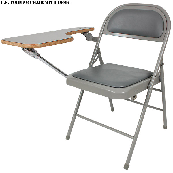 米軍 U.S.フォールディングチェア デスク 米軍放出品 家具 ミリタリー