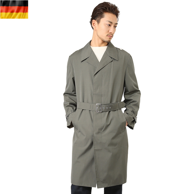 実物 新品 東ドイツ軍ステンカラーコートミリタリーファッション 軍服【キャンペーン対象外】【T】