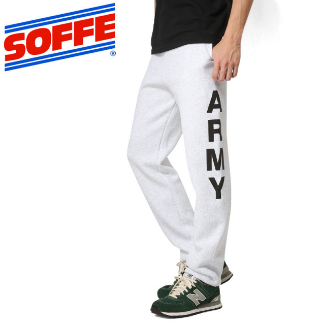 ★カートで割引対象品★【即日出荷対応】SOFFE ソフィー D0008313 米軍仕様 ARMY トレーニングスウェットパンツ【T】