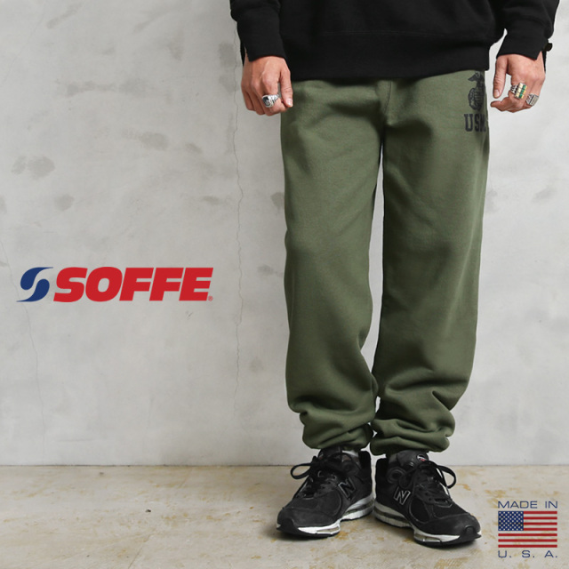 ★カートで割引対象品★SOFFE ソフィー D0024219 U.S.M.C. MARINE CORPS トレーニング スウェットパンツ【I】