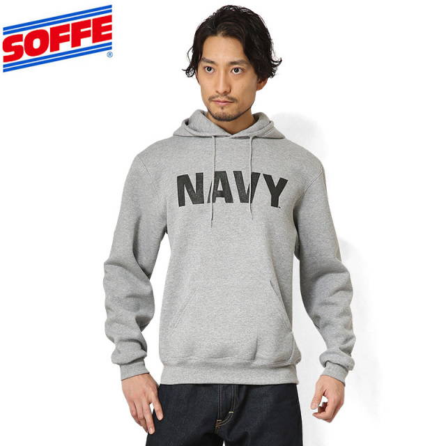 ★カートで割引対象品★【即日出荷対応】SOFFE ソフィー D0026379 NAVY フーデッドスウェット【T】