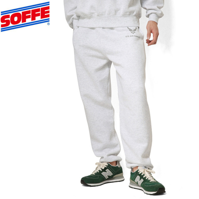 ★カートで割引対象品★【即日出荷対応】SOFFE ソフィー D1075420 U.S.AIR FORCE トレーニングスウェットパンツ【T】