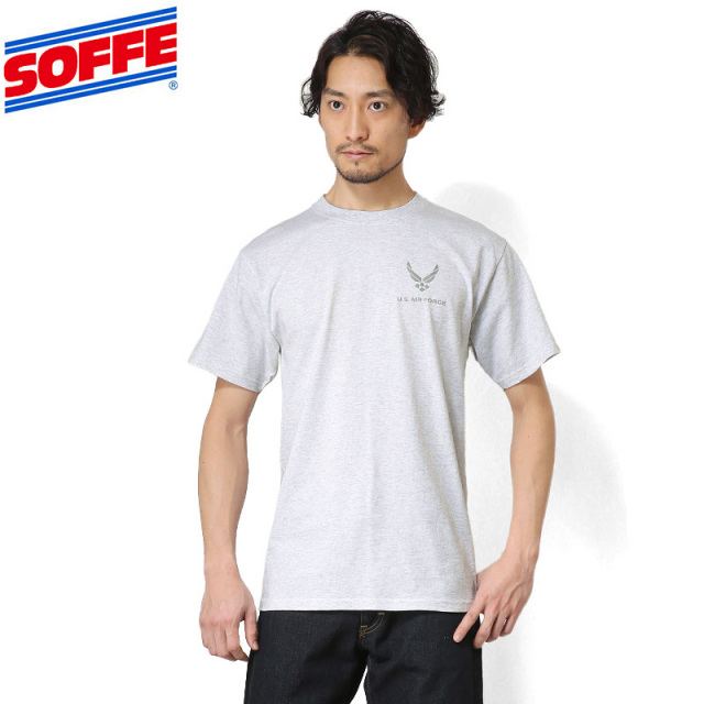 ★カートで割引対象品★【即日出荷対応】【ネコポス便対応】SOFFE ソフィー D1080078 Short Sleeve U.S.AIR FORCE Tシャツ【T】