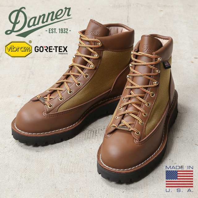 【即日出荷対応】Danner ダナー 30440 DANNER LIGHT ダナーライト ブーツ / アウトドアブーツ KHAKI MADE IN USA【キャンペーン対象外】【T】
